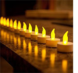 Светодиодные led свечи чайные набор 12шт.