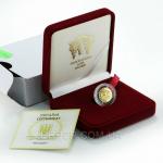 Золотая монета знака зодиака 'Козерог'