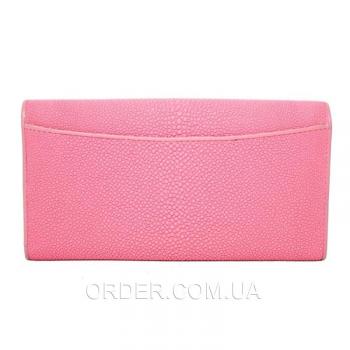 Женский кошелек из кожи ската (ST 52 Pink)
