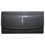 Женский кошелек из кожи ската (ST 52 SA Black)