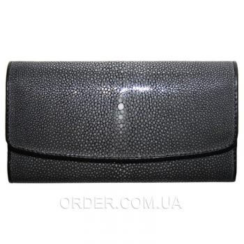 Женский кошелек из кожи ската (ST 52 SA Black)