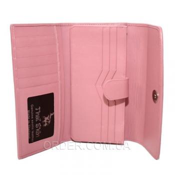 Женский кошелек из кожи ската (ST 52 Pink)