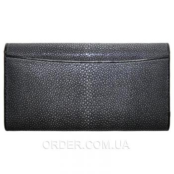 Женский кошелек из кожи ската (ST 52 SA Black)