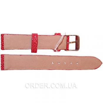 Ремешок для часов из кожи ската (STWS 04 SA Red)