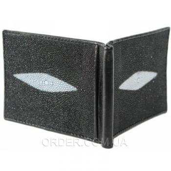 Зажим для купюр из кожи ската (STMC 02 Black)