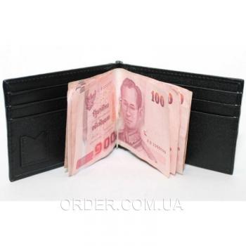 Зажим для купюр из кожи ската (STMC 02 Black)