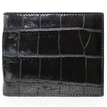 Мужское портмоне из кожи крокодила (ALM 03 B Black)