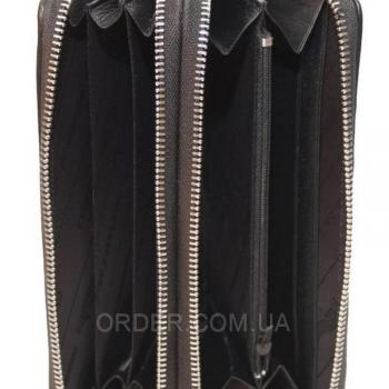 Сумка/кошелёк из кожи крокодила (ZAM 15 B Black)