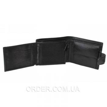 Мужское портмоне из кожи крокодила (ALM 100T Black)