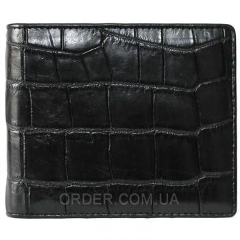 Портмоне из кожи сиамского крокодила (ALM 03 EX Black)