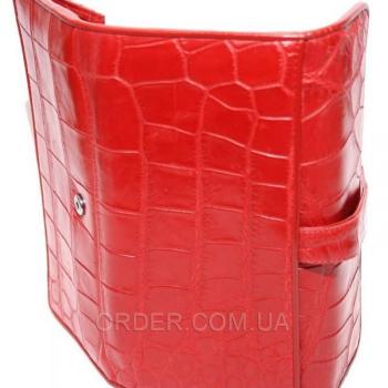 Женский кошелек из кожи крокодила (ALW 09 Red)