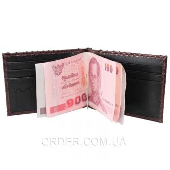 Зажим для купюр из кожи питона (PTMC 01 Brown)