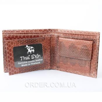 Мужской кошелек из кожи морской змеи (SN 22 Tan)