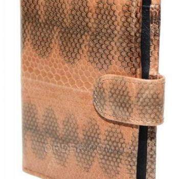 Мужской кошелек из кожи морской змеи (SN 76 Tan)