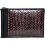 Зажим для купюр из кожи змеи (SNMC 01 Brown)