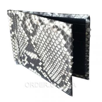 Зажим для купюр из кожи питона (PTMC 01 Natural)