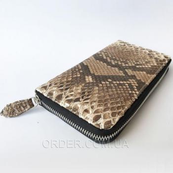 Женский кошелек из кожи питона (PT 11 Natural)