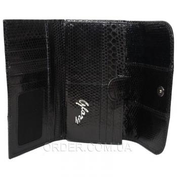 Женский кошелек из кожи морской змеи (SN 52 Black)