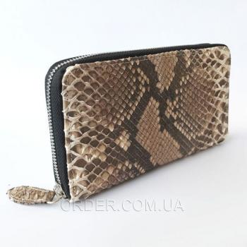 Женский кошелек из кожи питона (PT 11 Natural)