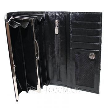 Женский кошелек из кожи морской змеи (SN 53 Black)