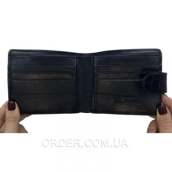 Мужское портмоне из кожи крокодила (ALM 03-3 B Black)