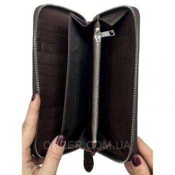 Купюрник на молнии из натуральной кожи крокодила (ZAM 11 EX TH Brown)