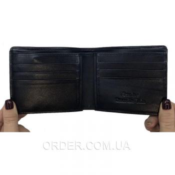 Мужское портмоне из кожи сиамского крокодила (ALM 03-2 BS Black)