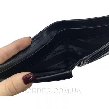 Портмоне из кожи сиамского крокодила (ALM 03-2 SK Black)